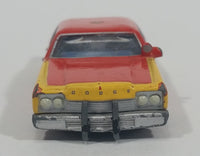 1998 Johnny Lightning 1974 Dodge Royal Monaco Taxi Cab Yellow Orange Die Cast Toy Car Vehicle - Treasure Valley Antiques & Collectibles