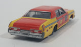 1998 Johnny Lightning 1974 Dodge Royal Monaco Taxi Cab Yellow Orange Die Cast Toy Car Vehicle - Treasure Valley Antiques & Collectibles