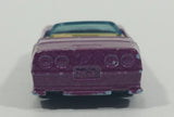 1990 Hot Wheels Color Racers II '83 Custom Corvette Convertible Purple Blue Die Cast Toy Car Vehicle