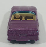 1990 Hot Wheels Color Racers II '83 Custom Corvette Convertible Purple Blue Die Cast Toy Car Vehicle