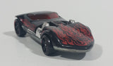 2010 Hot Wheels Race World: Volcano Black w/ Red Flames Die Cast Toy Car Vehicle - Treasure Valley Antiques & Collectibles