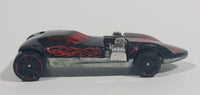 2010 Hot Wheels Race World: Volcano Black w/ Red Flames Die Cast Toy Car Vehicle - Treasure Valley Antiques & Collectibles