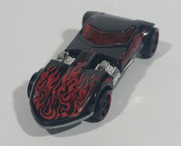 2010 Hot Wheels Race World: Volcano Black w/ Red Flames Die Cast Toy Car Vehicle - Treasure Valley Antiques & Collectibles