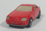 Rare 1997 Hot Wheels Mercedes SLK Red Die Cast Toy Car Vehicle