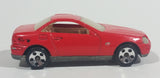 Rare 1997 Hot Wheels Mercedes SLK Red Die Cast Toy Car Vehicle