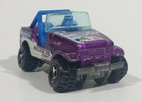 1999 Hot Wheels Snow Patrol Avalanche Resort Roll Patrol Jeep CJ Purple Die Cast Toy Car Vehicle - Treasure Valley Antiques & Collectibles