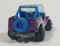 1999 Hot Wheels Snow Patrol Avalanche Resort Roll Patrol Jeep CJ Purple Die Cast Toy Car Vehicle - Treasure Valley Antiques & Collectibles