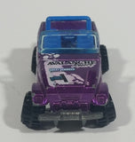 1999 Hot Wheels Snow Patrol Avalanche Resort Roll Patrol Jeep CJ Purple Die Cast Toy Car Vehicle - Treasure Valley Antiques & Collectibles