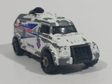 2001 Matchbox Police Robot Truck White Die Cast Toy Car Surveillance Vehicle - Treasure Valley Antiques & Collectibles