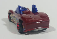 2004 Hot Wheels Track Aces Power Pipes Dark Red Die Cast Toy Car Vehicle - Treasure Valley Antiques & Collectibles