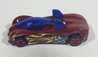 2004 Hot Wheels Track Aces Power Pipes Dark Red Die Cast Toy Car Vehicle - Treasure Valley Antiques & Collectibles