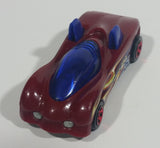 2004 Hot Wheels Track Aces Power Pipes Dark Red Die Cast Toy Car Vehicle - Treasure Valley Antiques & Collectibles