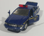 1996 Road Champs Chevrolet Caprice New York State Police State Trooper Dark Blue 1/43 Scale Die Cast Toy Car Emergency Vehicle - Treasure Valley Antiques & Collectibles