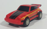 Vintage Tomy Ratchet Racers Porsche Red with Rubber Tires Plastic Toy Car Vehicle - Does not come with Ratchet - Treasure Valley Antiques & Collectibles