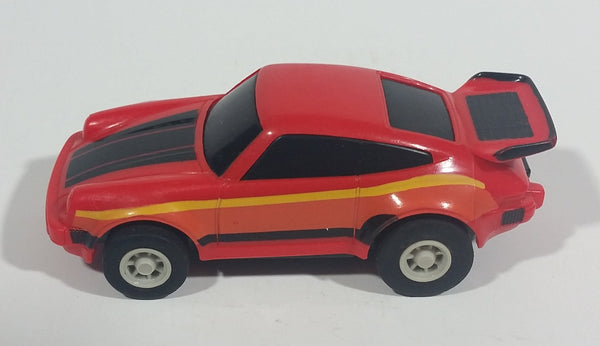 Vintage Tomy Ratchet Racers Porsche Red with Rubber Tires Plastic Toy Car Vehicle - Does not come with Ratchet - Treasure Valley Antiques & Collectibles