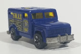 2007 Hot Wheels Police Patrol Armored Truck S.W.A.T. City of Hot Wheels Blue Die Cast Toy Car Emergency Vehicle - Treasure Valley Antiques & Collectibles