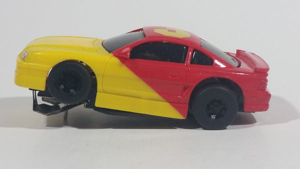 Unknown Brand Red and Yellow Slot Car Toy Vehicle - Treasure Valley Antiques & Collectibles