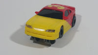 Unknown Brand Red and Yellow Slot Car Toy Vehicle - Treasure Valley Antiques & Collectibles