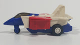 1985 McDonald's Tomy Japan Gobot Commandrons Commander Magna Red Blue White Transformer Airplane Fighter Jet Toy Aircraft Vehicle
