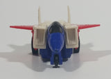 1985 McDonald's Tomy Japan Gobot Commandrons Commander Magna Red Blue White Transformer Airplane Fighter Jet Toy Aircraft Vehicle
