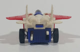 1985 McDonald's Tomy Japan Gobot Commandrons Commander Magna Red Blue White Transformer Airplane Fighter Jet Toy Aircraft Vehicle