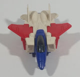 1985 McDonald's Tomy Japan Gobot Commandrons Commander Magna Red Blue White Transformer Airplane Fighter Jet Toy Aircraft Vehicle