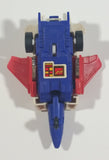 1985 McDonald's Tomy Japan Gobot Commandrons Commander Magna Red Blue White Transformer Airplane Fighter Jet Toy Aircraft Vehicle
