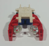1985 McDonald's Tomy Japan Gobot Commandrons Solardyn Red Blue White Transformer Toy Vehicle