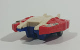 1985 McDonald's Tomy Japan Gobot Commandrons Solardyn Red Blue White Transformer Toy Vehicle