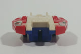 1985 McDonald's Tomy Japan Gobot Commandrons Solardyn Red Blue White Transformer Toy Vehicle
