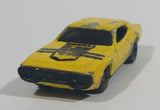 2002 Hot Wheels '71 Plymouth GTX Enamel Yellow Die Cast Toy Muscle Car Vehicle - Treasure Valley Antiques & Collectibles