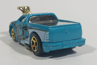 2006 Hot Wheels Big Blocks Ford Lightning Truck Teal Light Blue Die Cast Toy Car Vehicle - Treasure Valley Antiques & Collectibles