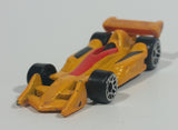 2007 Hot Wheels Stunt Strikers Flashfire Yellow & Red No. 6/8 Die Cast Toy Car Vehicle McDonald's Happy Meal - Treasure Valley Antiques & Collectibles