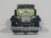 Vintage Rare 1970s TinToys W.T. 303 1931 Rolls-Royce Phantom II Lime Green Die Cast Tin Toy Antique Classic Car Vehicle - Hong Kong - Treasure Valley Antiques & Collectibles