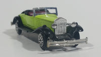 Vintage Rare 1970s TinToys W.T. 303 1931 Rolls-Royce Phantom II Lime Green Die Cast Tin Toy Antique Classic Car Vehicle - Hong Kong - Treasure Valley Antiques & Collectibles
