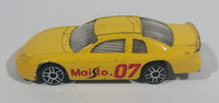 Maisto Chevrolet Monte Carlo # 07 Yellow Die Cast Toy Race Car Vehicle - Made in China - Treasure Valley Antiques & Collectibles