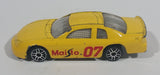 Maisto Chevrolet Monte Carlo # 07 Yellow Die Cast Toy Race Car Vehicle - Made in China - Treasure Valley Antiques & Collectibles