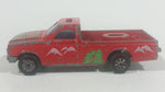 Rare Vintage Majorette Camping Car Truck Red Die Cast Toy Car Vehicle No. 278 1/60 Scale