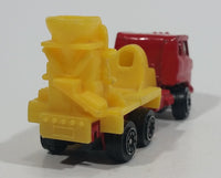 Vintage Yatming Red and Yellow Cement Mixer Truck Die Cast Toy Car Vehicle - Missing the mixer - Treasure Valley Antiques & Collectibles
