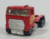 1993 Hot Wheels Ford Stake Bed Truck Red Die Cast Toy Car Vehicle Semi Rig Tractor