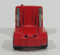 1993 Hot Wheels Ford Stake Bed Truck Red Die Cast Toy Car Vehicle Semi Rig Tractor