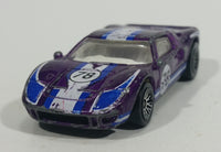 2001 Hot Wheels Ford GT - 40 78 Purple Die Cast Toy Race Car Vehicle - Treasure Valley Antiques & Collectibles