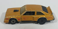 1983 Hot Wheels Flat Out 442 Metalflake Gold Die Cast Toy Muscle Car Vehicle - Treasure Valley Antiques & Collectibles
