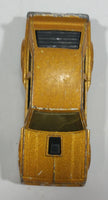 1983 Hot Wheels Flat Out 442 Metalflake Gold Die Cast Toy Muscle Car Vehicle - Treasure Valley Antiques & Collectibles