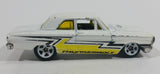 2007 Hot Wheels All Stars Ford Thunderbolt White Die Cast Toy Muscle Car Vehicle - Treasure Valley Antiques & Collectibles