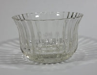 1986 FTDA Candy Sweets Fluted Scalloped Clear Glass 3 1/2" Tall Dish - Treasure Valley Antiques & Collectibles