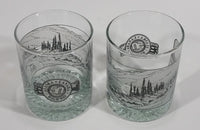 Set of 2 1942-1992 Alaska Canada Highway 50th Anniversary Scotch Whiskey Glass Cups - Treasure Valley Antiques & Collectibles