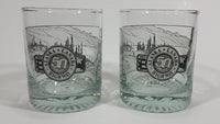 Set of 2 1942-1992 Alaska Canada Highway 50th Anniversary Scotch Whiskey Glass Cups - Treasure Valley Antiques & Collectibles