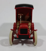 Vintage ERTL Montgomery Ward 1905 Ford Delivery Coin Bank Red 1/25 Scale Pressed Steel Locking with Key and Box - Treasure Valley Antiques & Collectibles