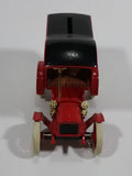 Vintage ERTL Montgomery Ward 1905 Ford Delivery Coin Bank Red 1/25 Scale Pressed Steel Locking with Key and Box - Treasure Valley Antiques & Collectibles